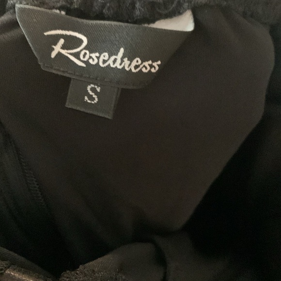 ROSEDRESS CLASSIC RUCHED BODYCON MESH MINI CORSET DRESS - BLACK SIZE SMALL - Picture 9 of 9